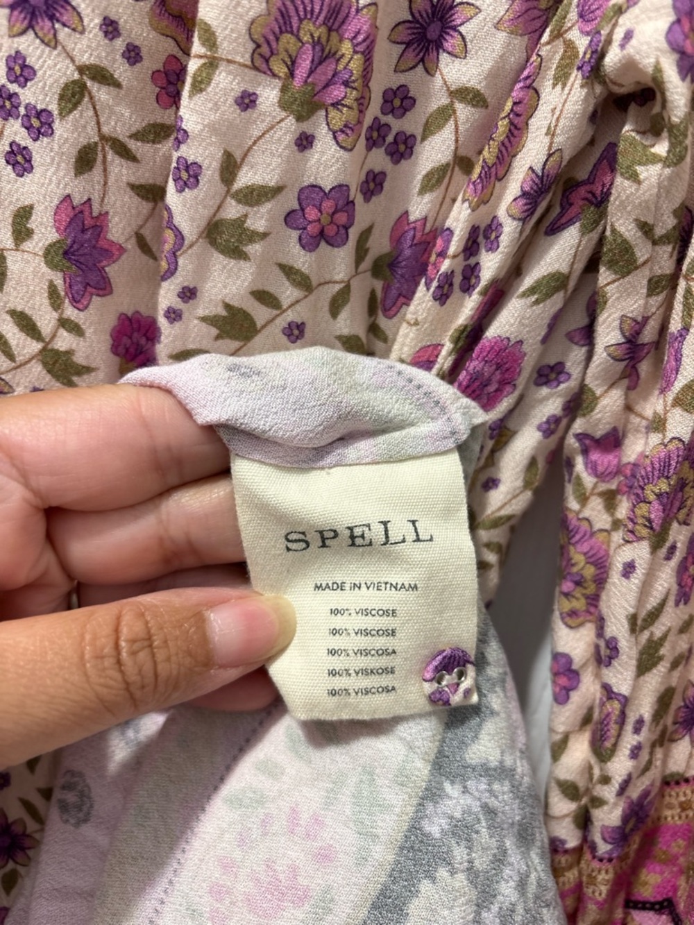 Spell Lady Untamed Tunic Mini Dress Size Large - Picture 6 of 6